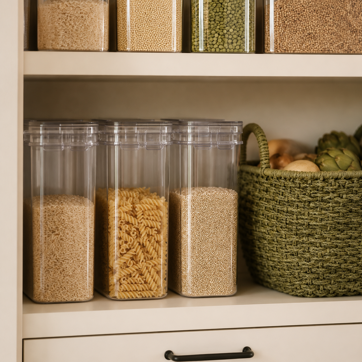 Organized bathroom countertop