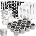 Magnetic Spice Tins (Set of 12)