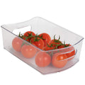 Clear Stackable Fridge Storage Bins (Set of 8)