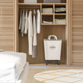 Rolling Laundry Hamper Cart, Dual-Bin