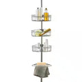 Tension-Pole Shower Caddy, 4-Shelf