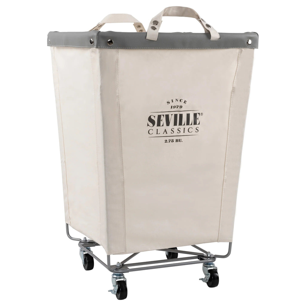 Rolling Laundry Hamper Cart, Dual-Bin